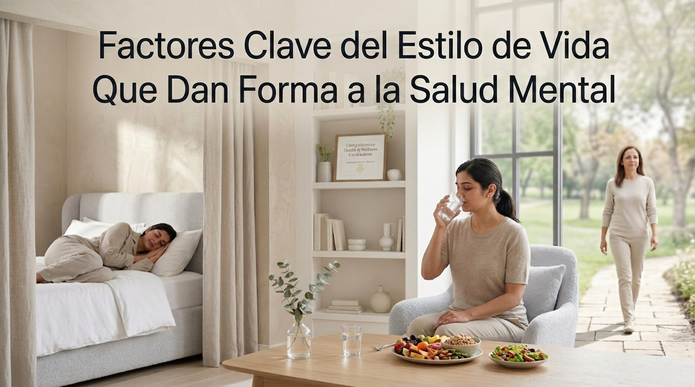 Factores clave del estilo de vida que influyen en la salud mental